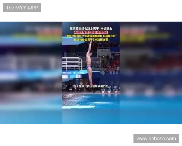 王宗源夺得全运会男子一米板金牌 成就个人职业生涯新高峰